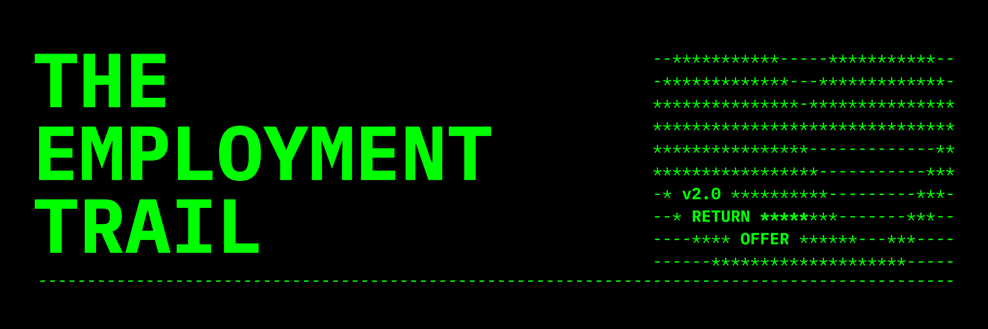 The Employment Trail